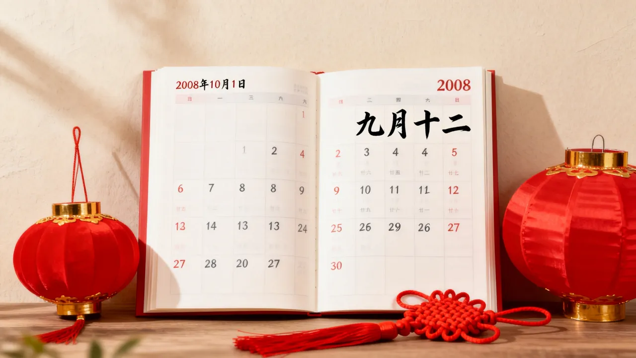 2008年国庆阴历是几月几号,国庆节农历多少? 2008年国庆阴历是几月几号,国庆节农历多少?