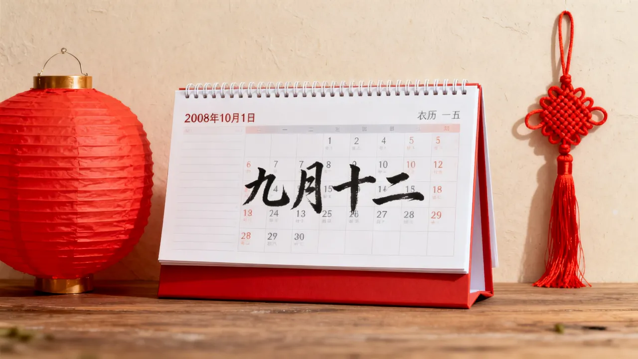 2008年国庆阴历是几月几号,国庆节农历多少? 2008年国庆阴历是几月几号,国庆节农历多少?