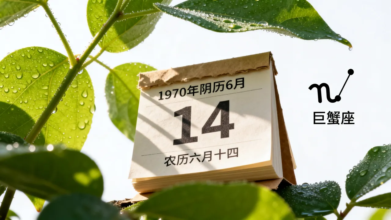 1970阴历6月14是什么星座,农历六月十四是几月几号 1970阴历6月14是什么星座,农历六月十四是几月几号