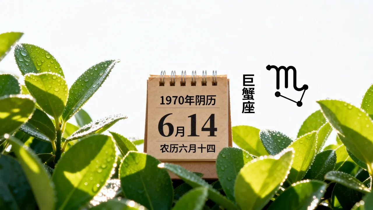 1970阴历6月14是什么星座,农历六月十四是几月几号 1970阴历6月14是什么星座,农历六月十四是几月几号
