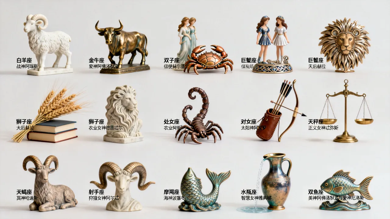 十二星座各是什么神使?,十二星座守护神分别是谁 十二星座各是什么神使?,十二星座守护神分别是谁