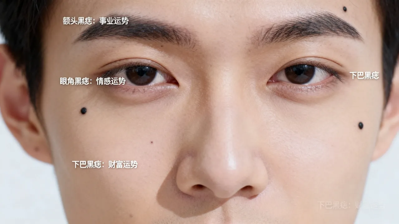 黑点的位置与命运图怎么看,脸上黑痣位置命运图解 黑点的位置与命运图怎么看,脸上黑痣位置命运图解