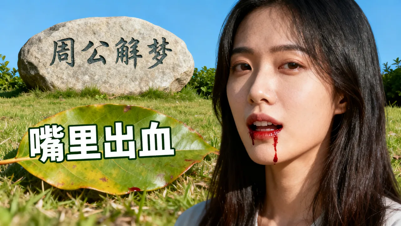 梦见嘴里血有什么寓意吗,周公解梦嘴里出血是什么征兆 梦见嘴里血有什么寓意吗,周公解梦嘴里出血是什么征兆