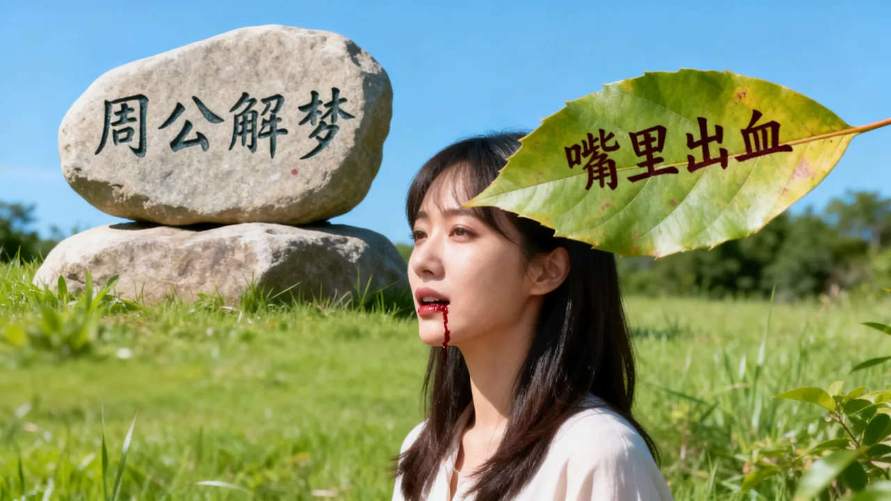 梦见嘴里血有什么寓意吗,周公解梦嘴里出血是什么征兆 梦见嘴里血有什么寓意吗,周公解梦嘴里出血是什么征兆