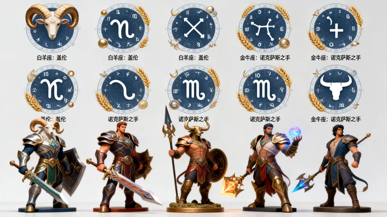 十二星座英雄联盟本命英雄是谁，十二星座对应哪个英雄最准？