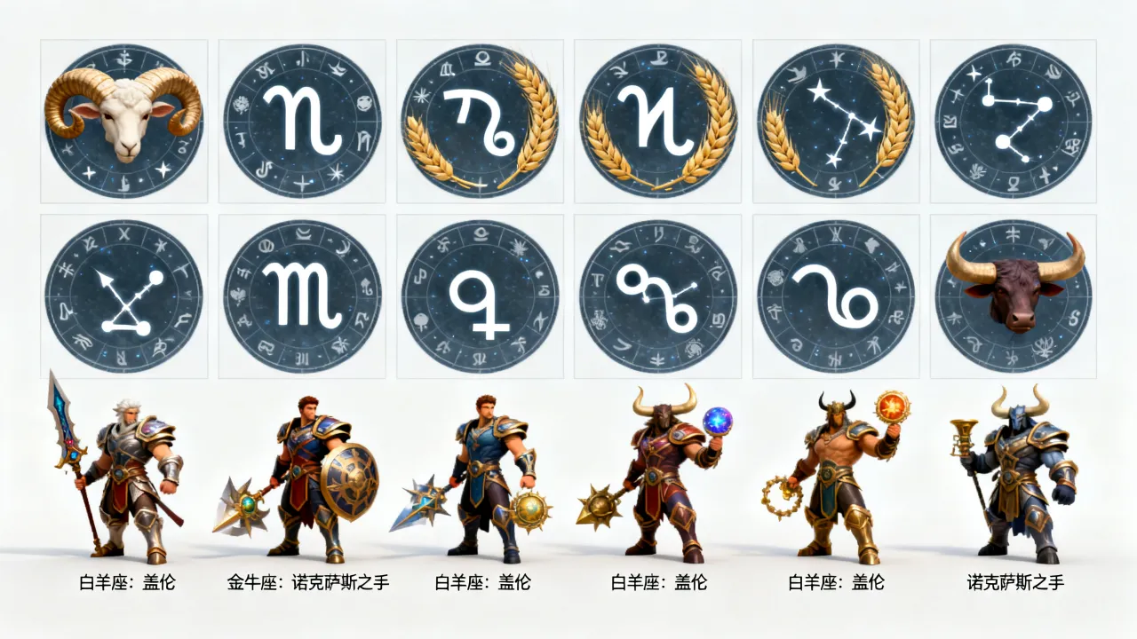 十二星座英雄联盟本命英雄是谁，十二星座对应哪个英雄最准？