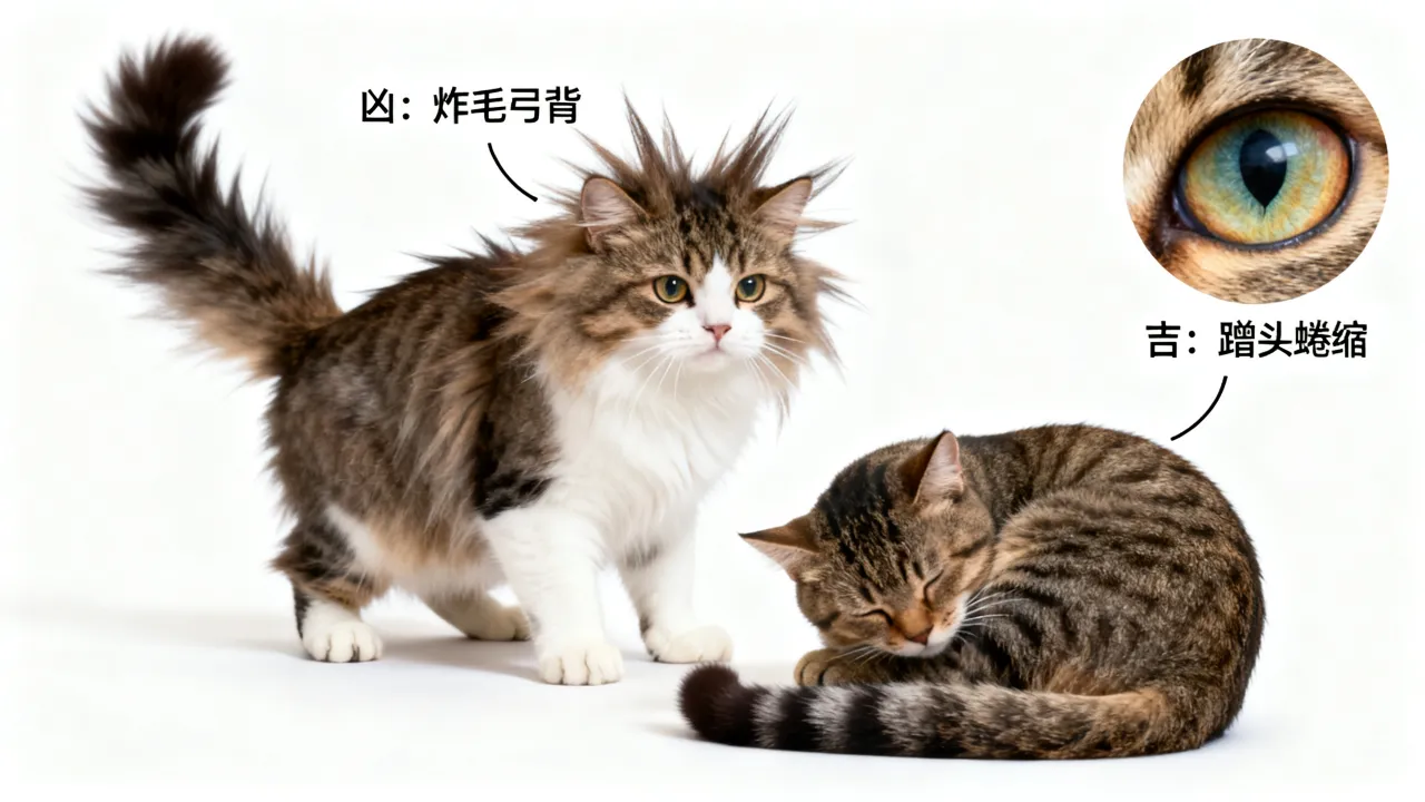 猫咪怎么看凶还是吉凶,如何从猫咪行为判断凶吉预兆 猫咪怎么看凶还是吉凶,如何从猫咪行为判断凶吉预兆