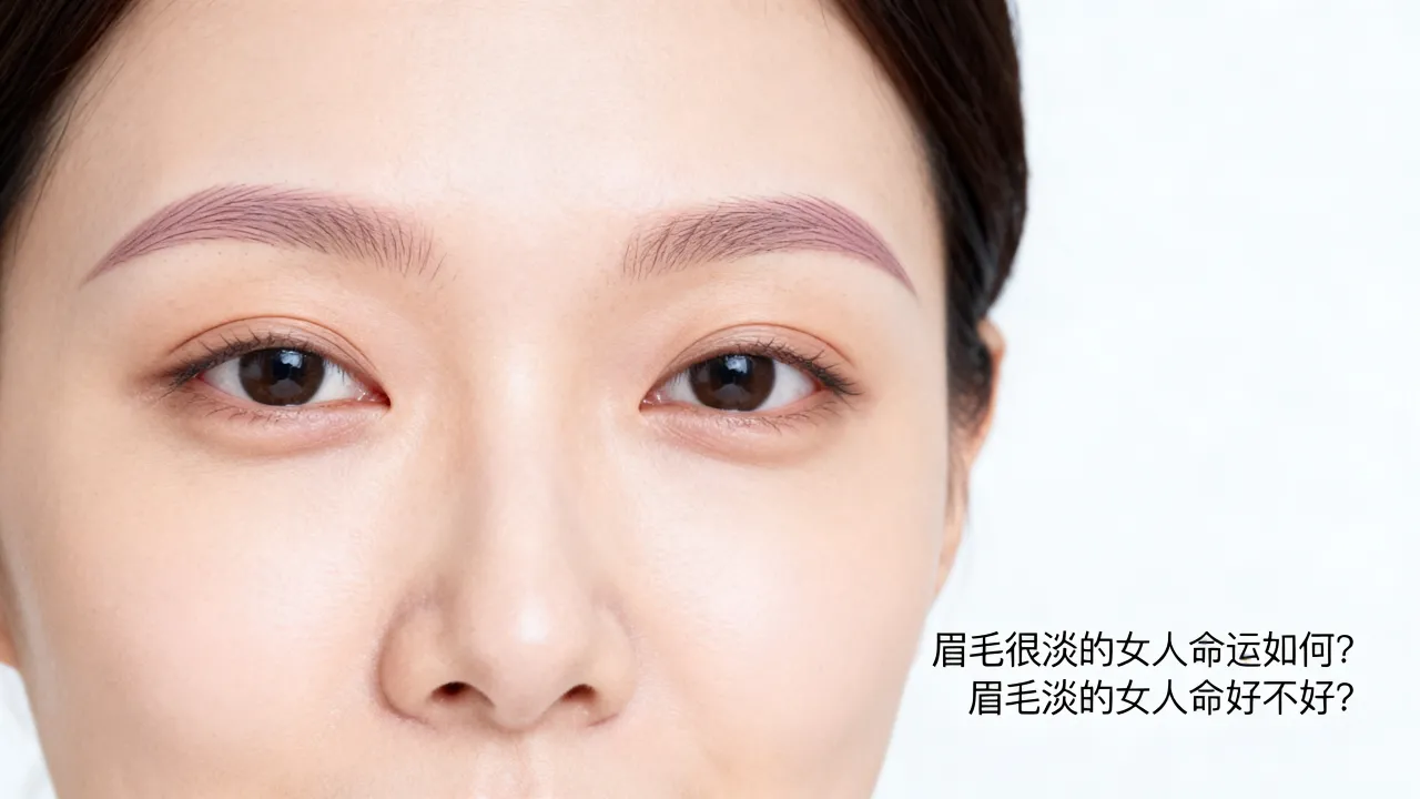 眉毛很淡的女人命运如何?眉毛淡的女人命好不好? 眉毛很淡的女人命运如何?眉毛淡的女人命好不好?