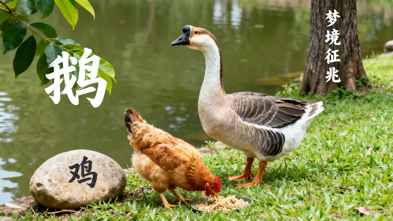 梦到了鸡和鹅预示了什么，周公解梦有什么征兆