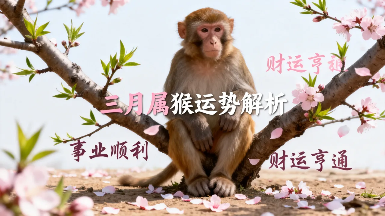 三月的猴命运如何，属猴三月出生的人运势好不好？