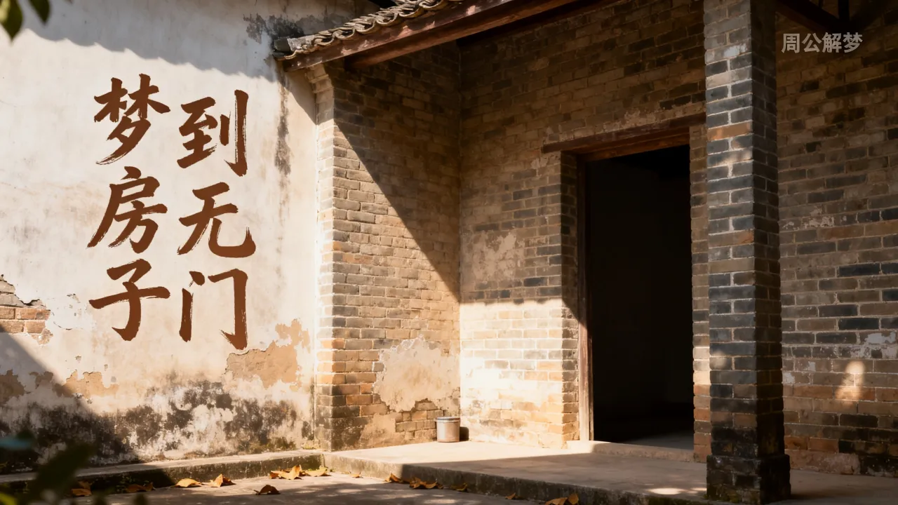 梦到房子无门好不好，周公解梦有什么预兆？