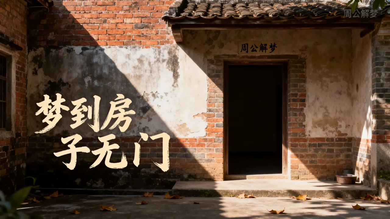 梦到房子无门好不好，周公解梦有什么预兆？