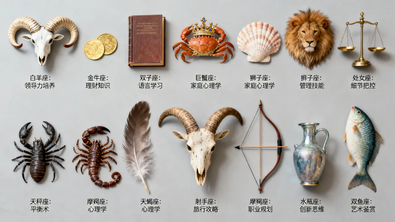十二星座到底学什么,十二星座入门知识有哪些? 十二星座到底学什么,十二星座入门知识有哪些?