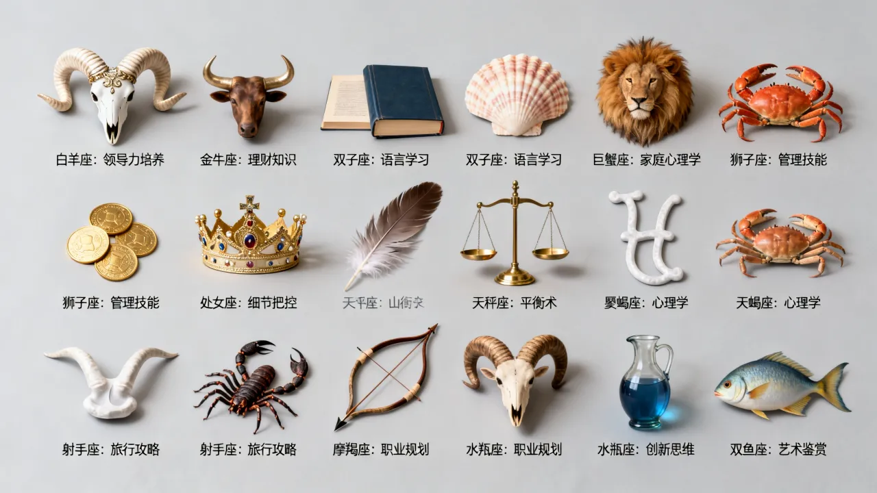 十二星座到底学什么,十二星座入门知识有哪些? 十二星座到底学什么,十二星座入门知识有哪些?