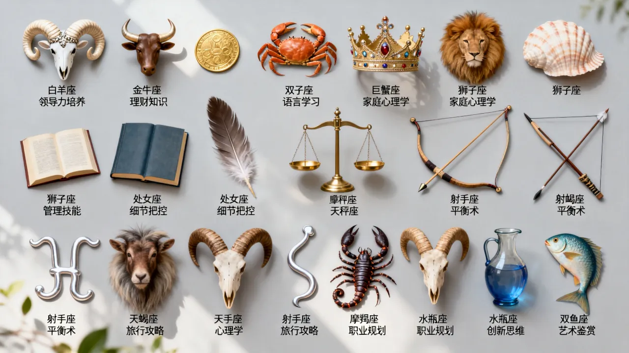十二星座到底学什么,十二星座入门知识有哪些? 十二星座到底学什么,十二星座入门知识有哪些?