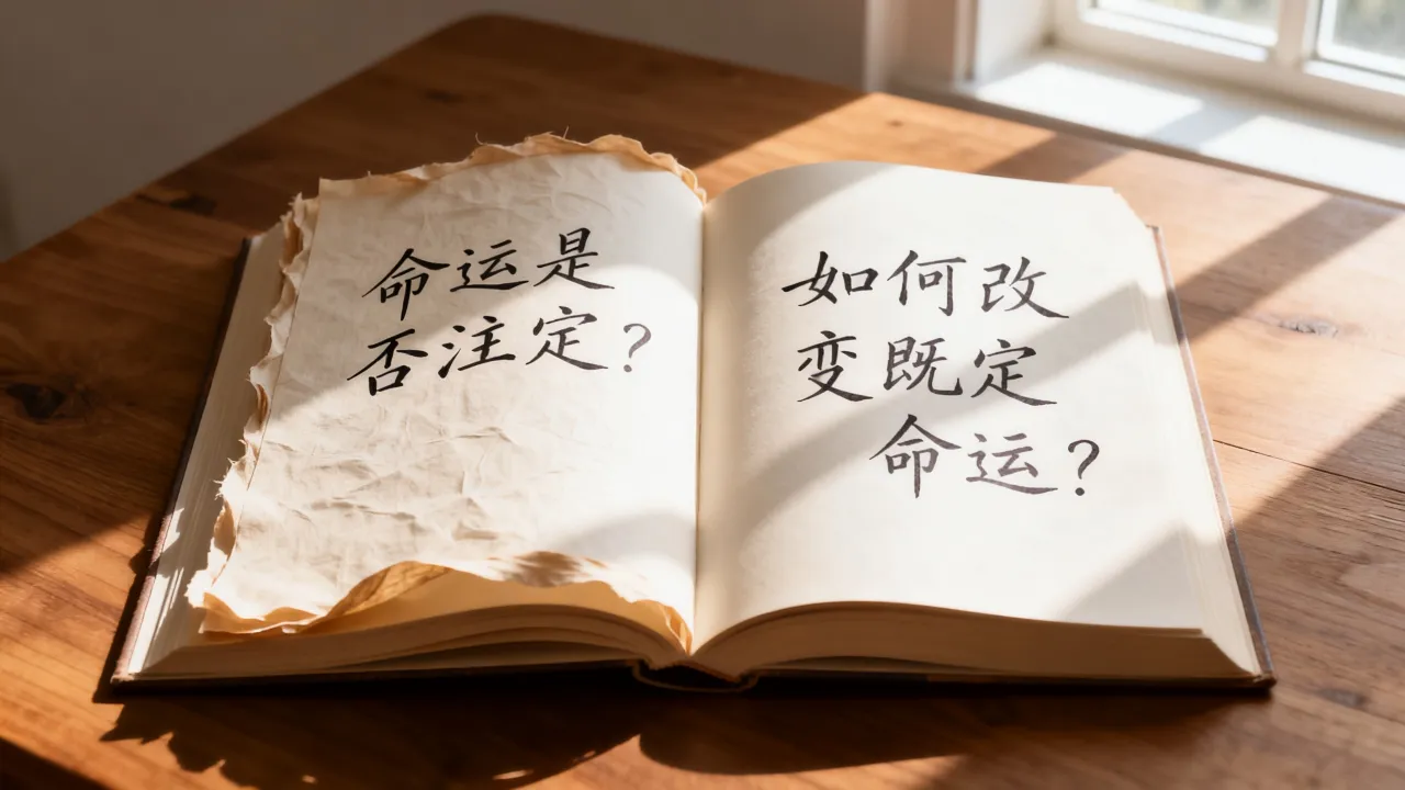 命运是注定的么，如何改变既定命运？