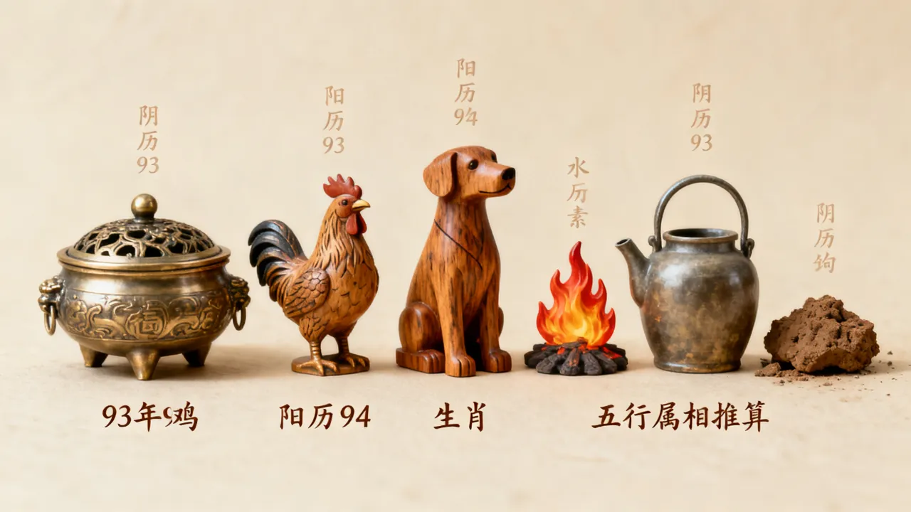 阴历93阳历94属什么生肖,五行属相怎么推算? 阴历93阳历94属什么生肖,五行属相怎么推算?