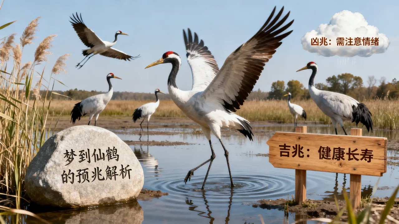梦到一群仙鹤是凶兆还是吉兆，梦见仙鹤是什么预兆？