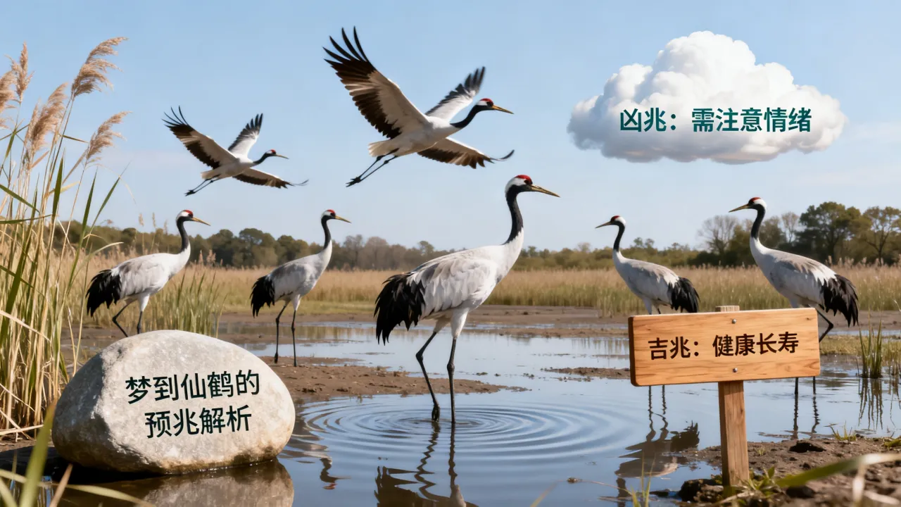 梦到一群仙鹤是凶兆还是吉兆，梦见仙鹤是什么预兆？