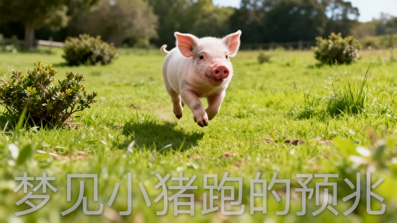 梦到了小猪跑是什么预兆?梦见小猪跑是什么征兆周公解梦 梦到了小猪跑是什么预兆?梦见小猪跑是什么征兆周公解梦