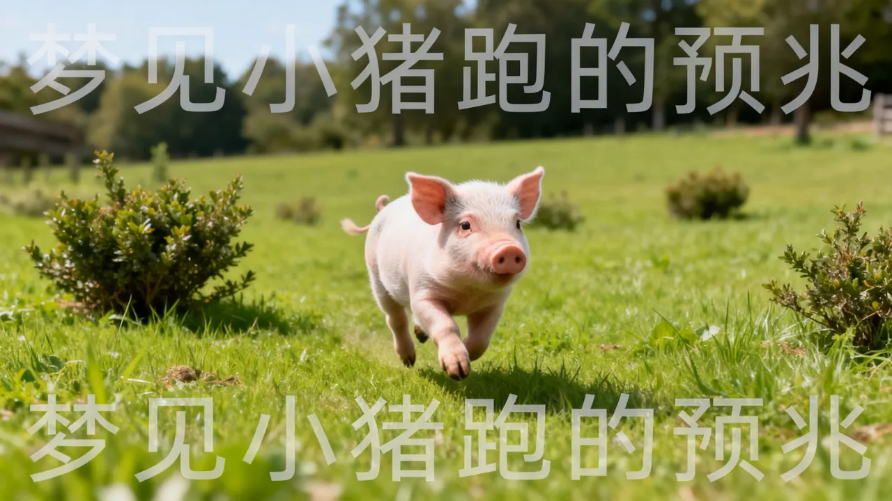 梦到了小猪跑是什么预兆?梦见小猪跑是什么征兆周公解梦 梦到了小猪跑是什么预兆?梦见小猪跑是什么征兆周公解梦