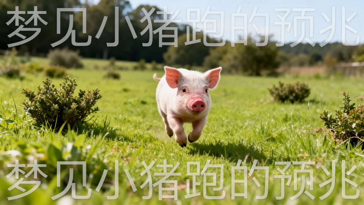 梦到了小猪跑是什么预兆?梦见小猪跑是什么征兆周公解梦 梦到了小猪跑是什么预兆?梦见小猪跑是什么征兆周公解梦