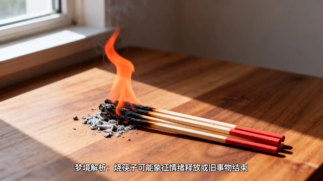 梦见烧筷子会是什么预兆,烧筷子在梦里有何暗示 梦见烧筷子会是什么预兆,烧筷子在梦里有何暗示