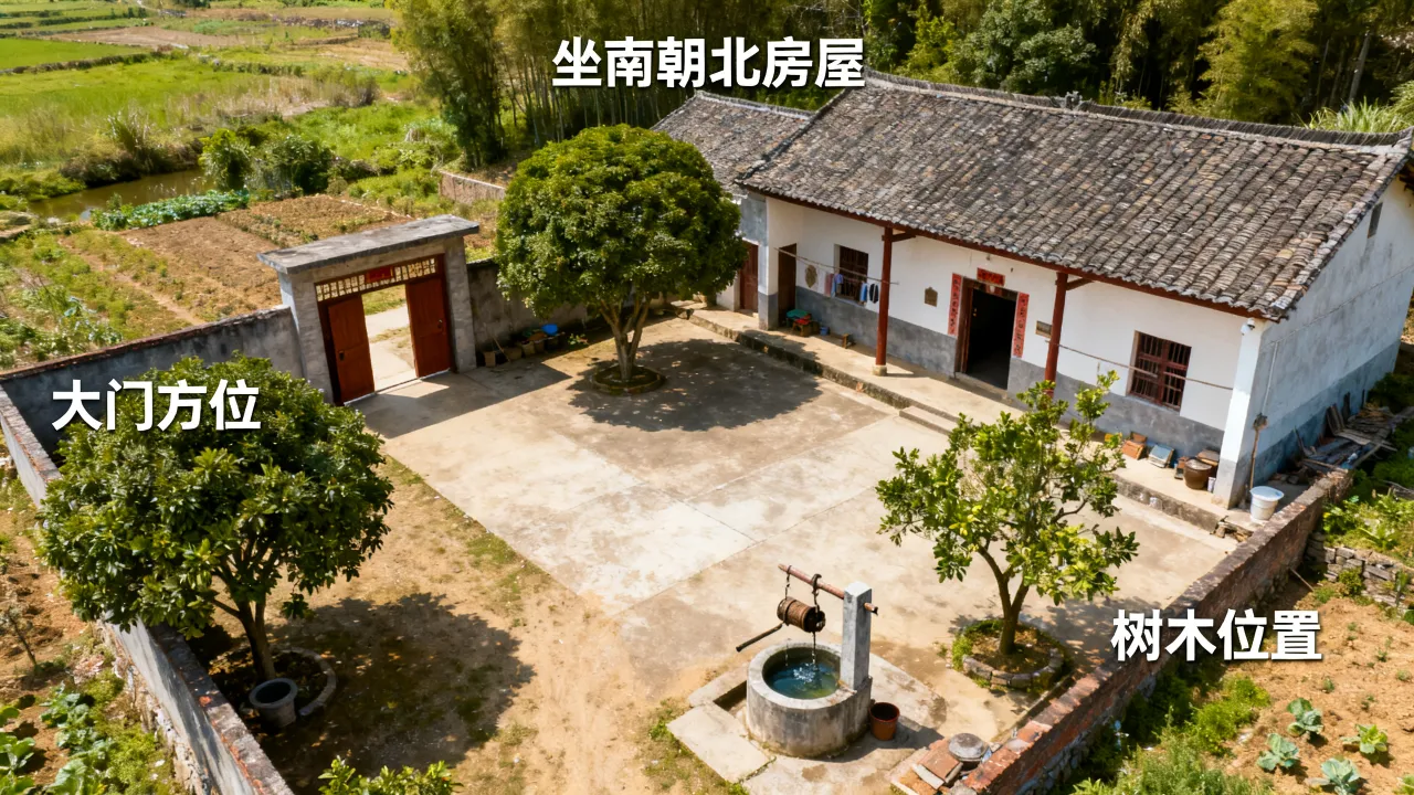 农村院子怎么看吉凶,房子坐南朝北风水有何讲究 农村院子怎么看吉凶,房子坐南朝北风水有何讲究