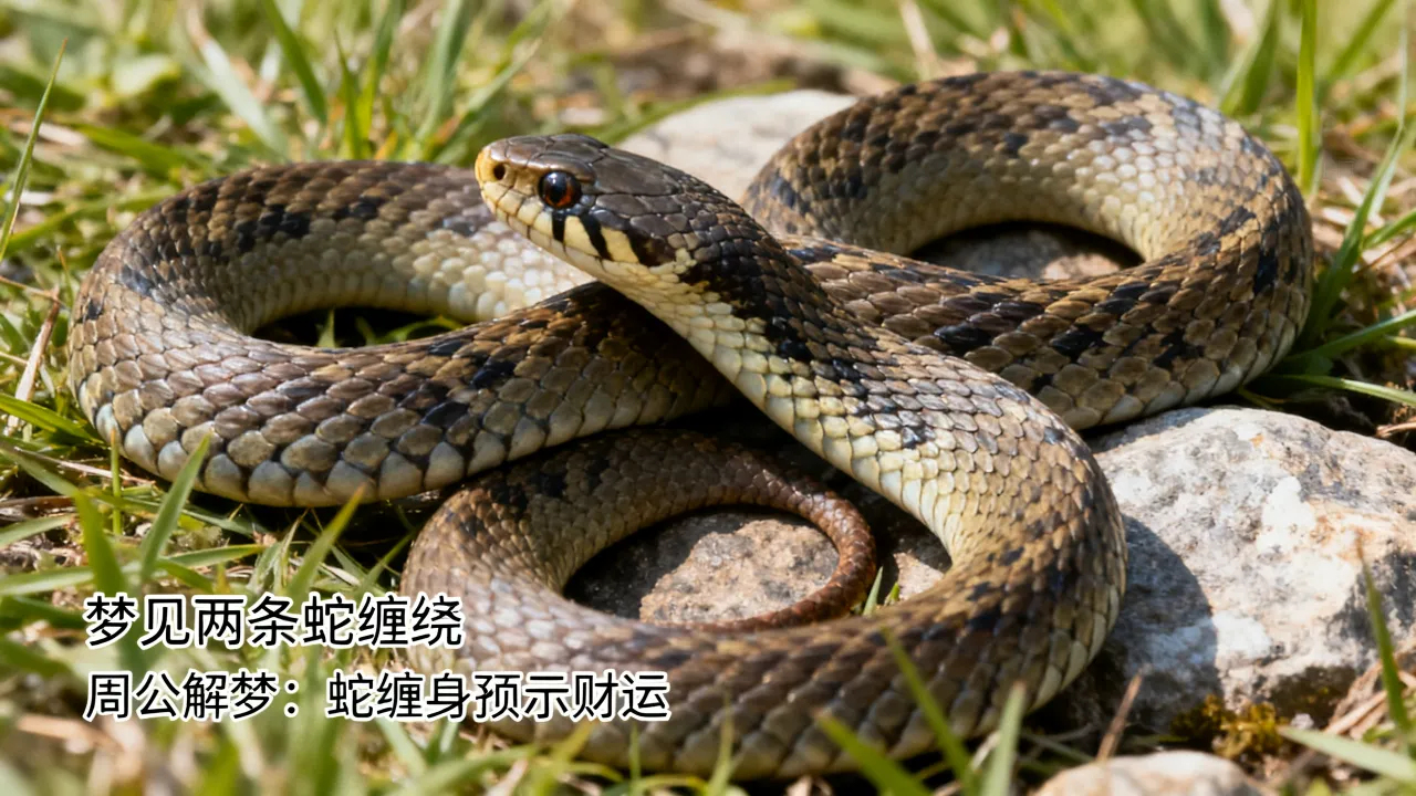 梦见两条蛇缠一起意味着什么，周公解梦蛇缠身有何预兆？