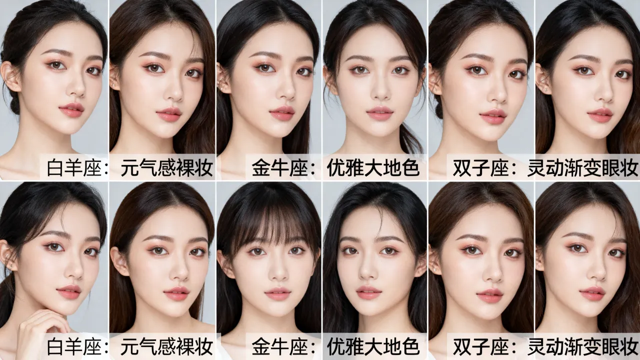 十二星座适合什么妆容?不同星座女生的专属妆容推荐 十二星座适合什么妆容?不同星座女生的专属妆容推荐