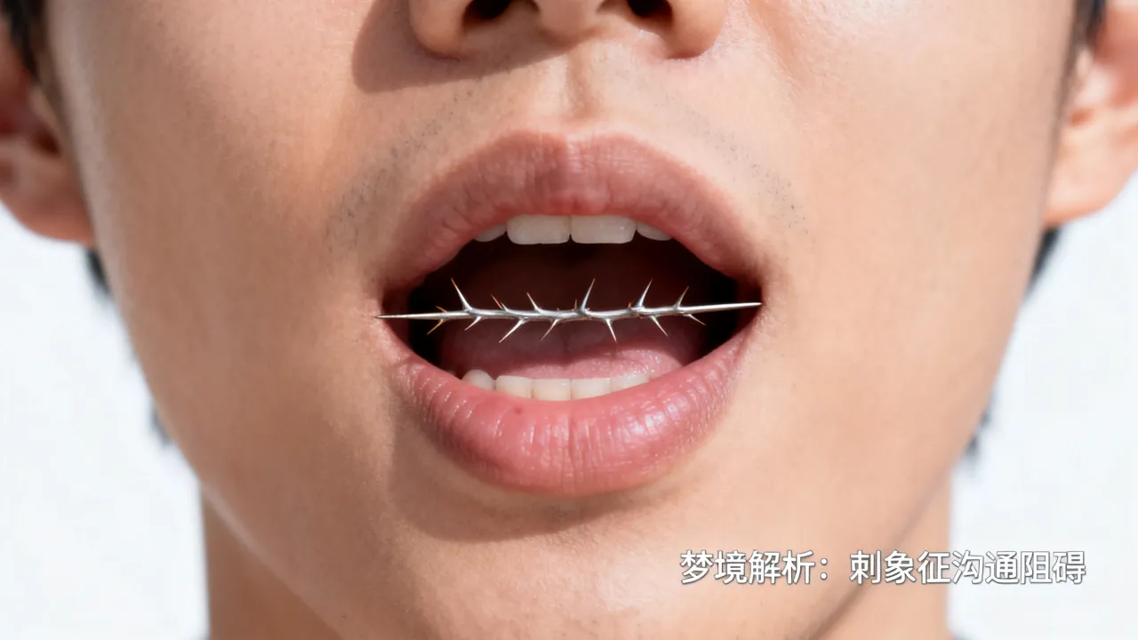 梦到嘴里有刺是什么意思,周公解梦嘴里扎刺有何预兆 梦到嘴里有刺是什么意思,周公解梦嘴里扎刺有何预兆