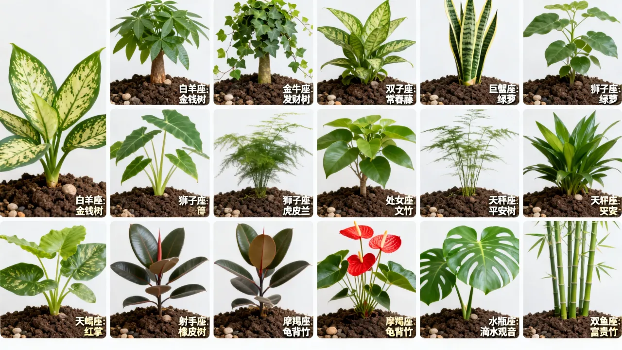 十二星座适合养什么木，旺财转运的绿植有哪些？