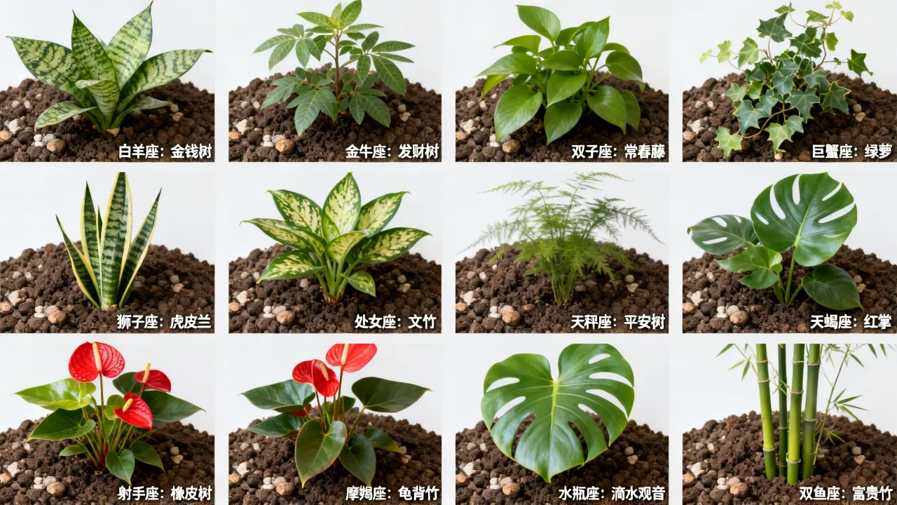 十二星座适合养什么木，旺财转运的绿植有哪些？