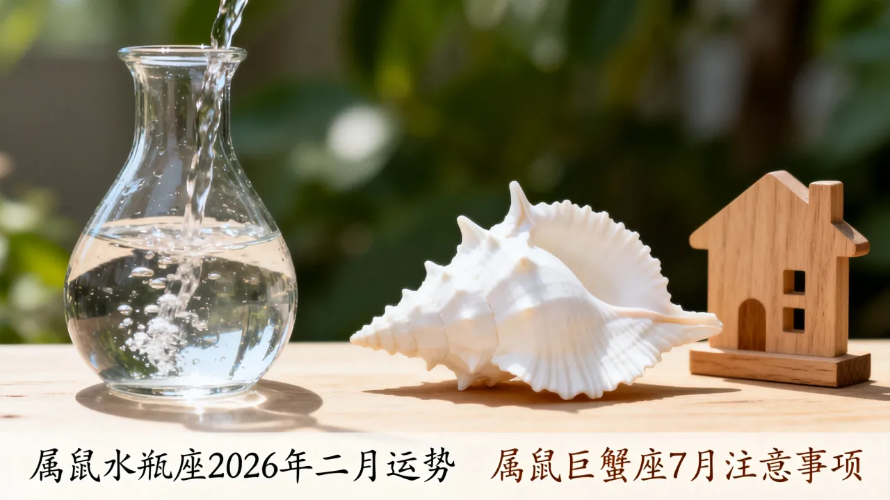 属鼠水瓶座2026年二月运势如何?属鼠巨蟹座7月需要注意什么? 属鼠水瓶座2026年二月运势如何?属鼠巨蟹座7月需要注意什么?