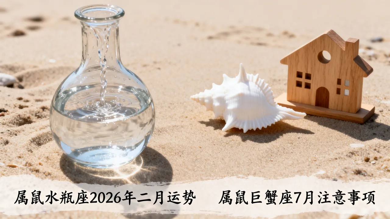 属鼠水瓶座2026年二月运势如何?属鼠巨蟹座7月需要注意什么? 属鼠水瓶座2026年二月运势如何?属鼠巨蟹座7月需要注意什么?