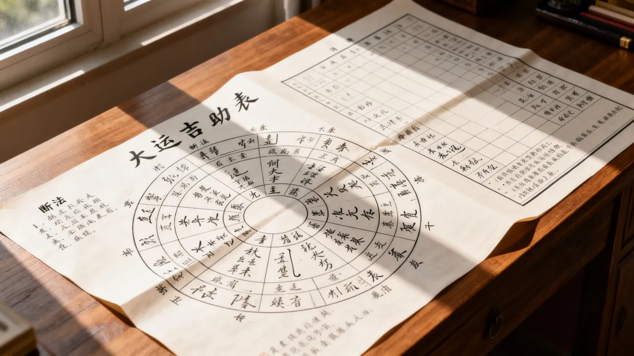 大运吉凶表怎么看图解?大运吉凶断法详细解读? 大运吉凶表怎么看图解?大运吉凶断法详细解读?