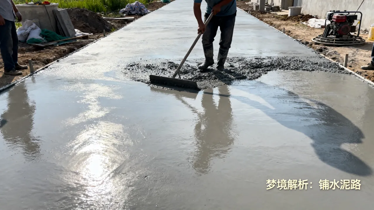 梦到了铺水泥路有什么意思吗，梦见铺水泥路有什么预兆