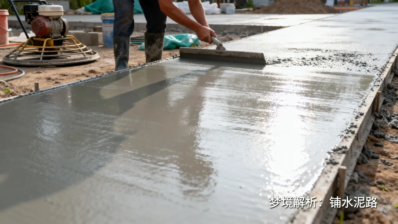 梦到了铺水泥路有什么意思吗，梦见铺水泥路有什么预兆