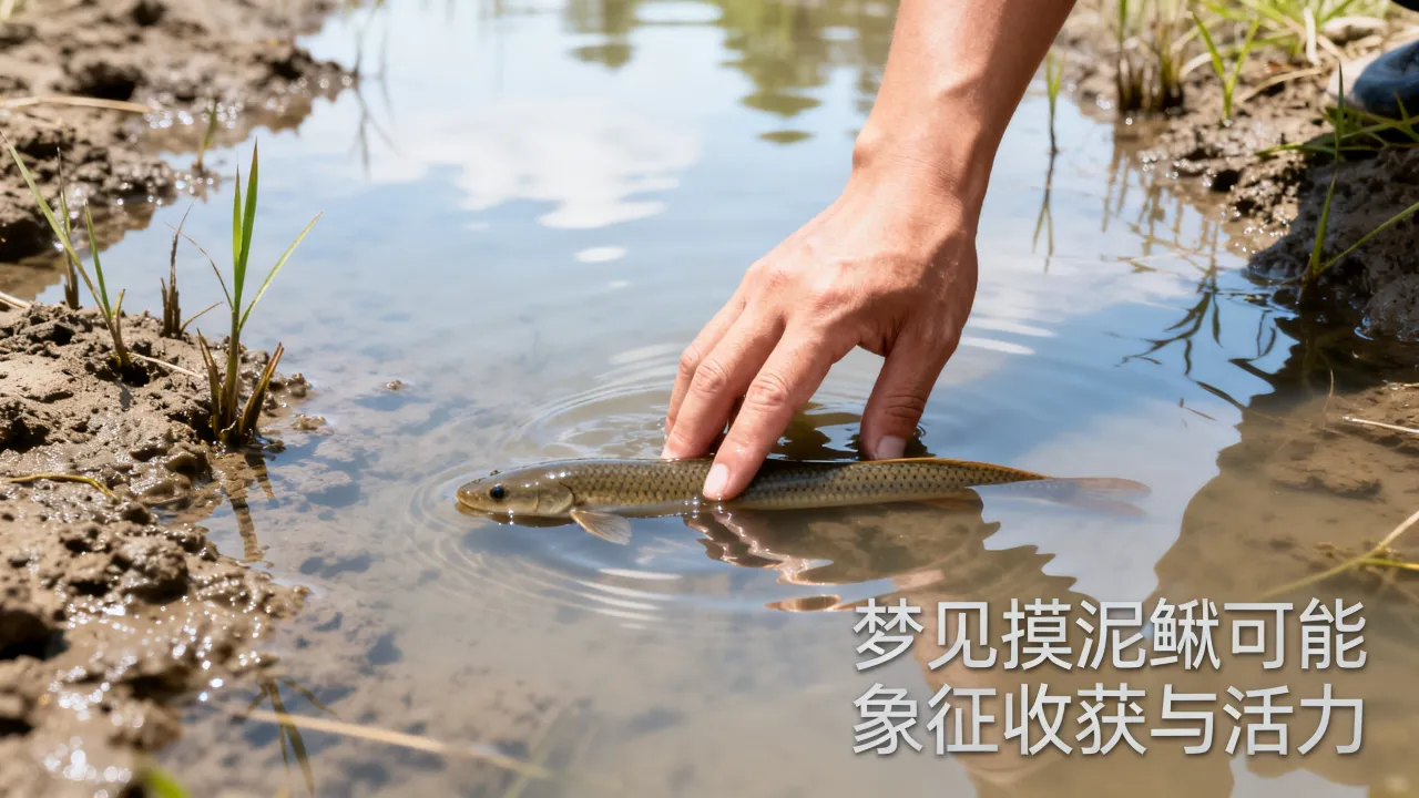 梦见摸泥鳅代表什么，梦见摸泥鳅是什么预兆