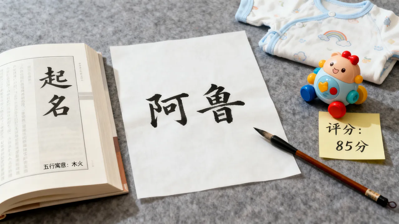 宝宝起名阿鲁什么好听，阿鲁名字的五行寓意及评分好吗？