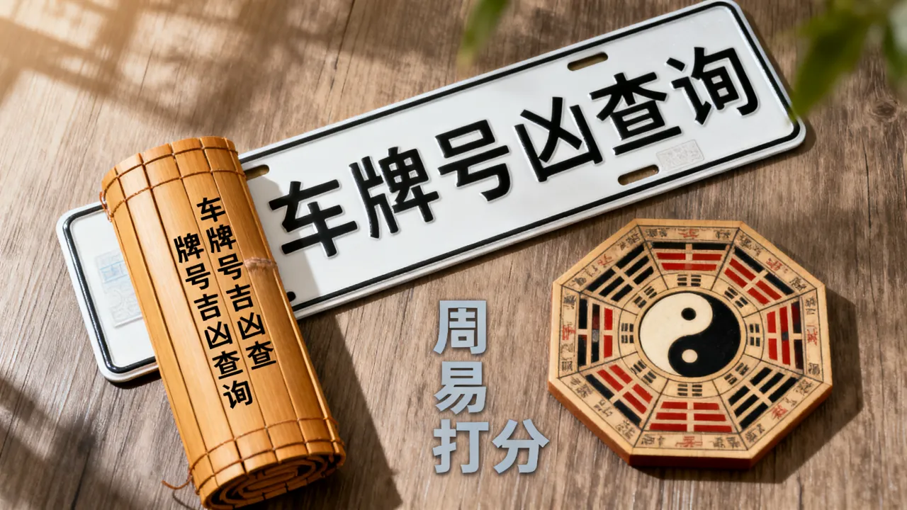 车牌号怎么查询吉凶号，车牌号码免费测试《周易》打分