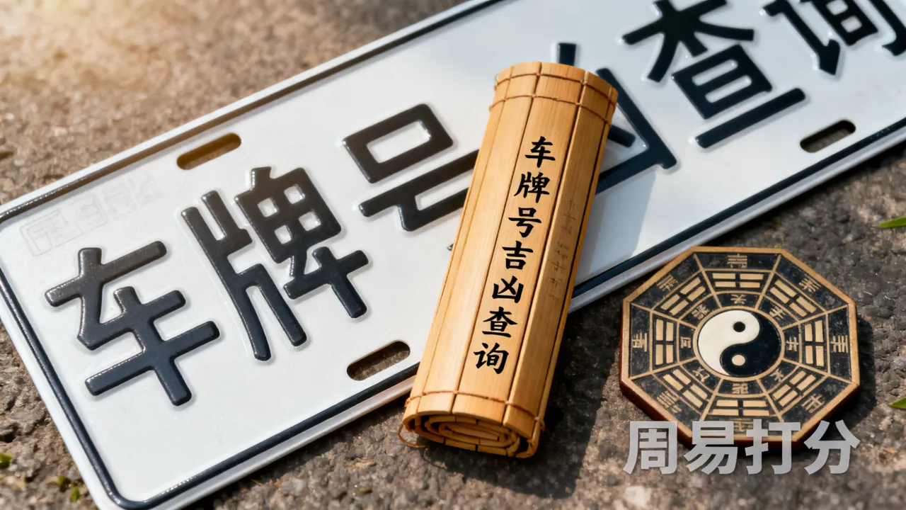 车牌号怎么查询吉凶号，车牌号码免费测试《周易》打分