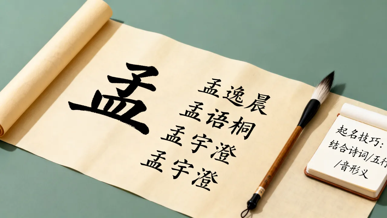 孟姓宝宝怎么起名？取名技巧有哪些，寓意好的名字这样取