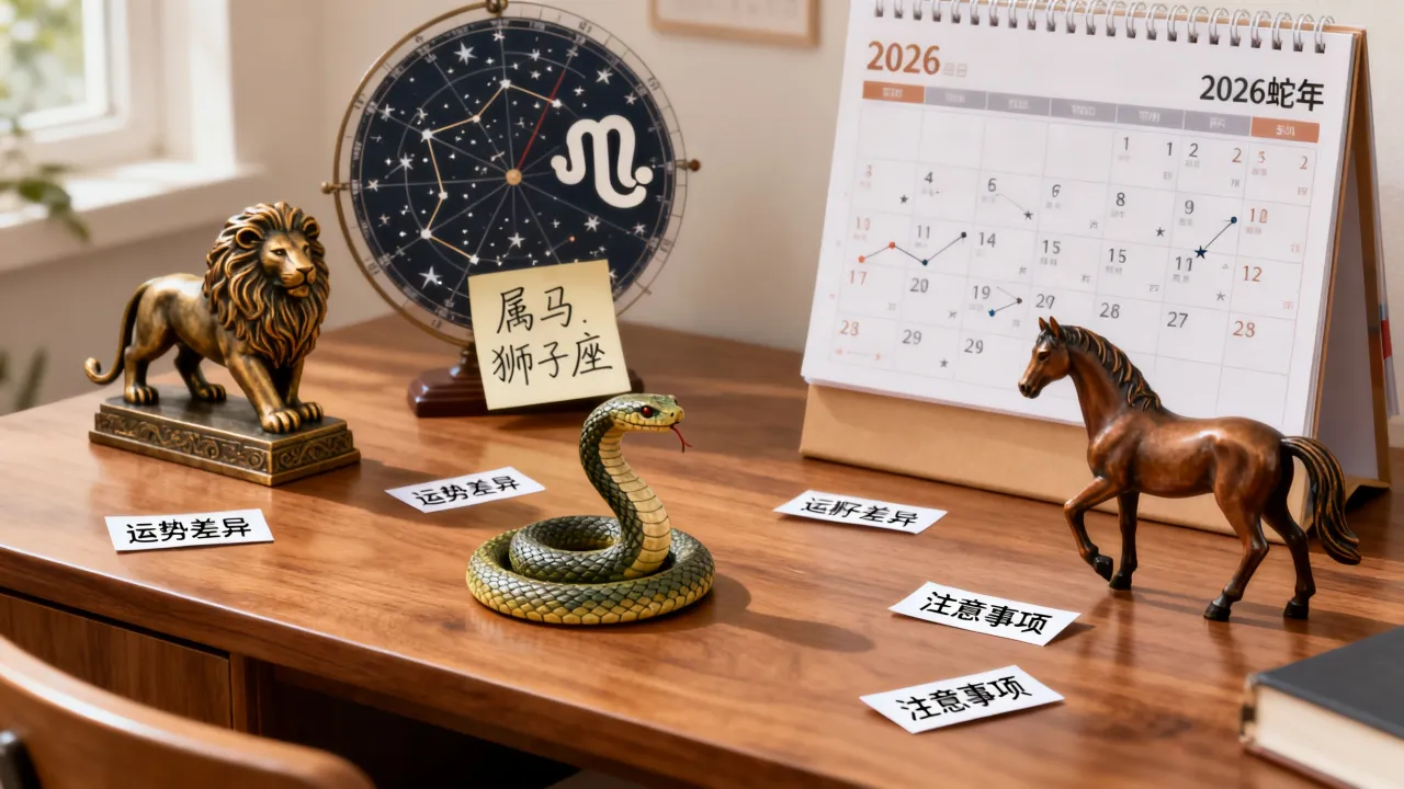 2026蛇年属马狮子座运势如何?不同年份出生有何差异,需要注意什么? 2026蛇年属马狮子座运势如何?不同年份出生有何差异,需要注意什么?