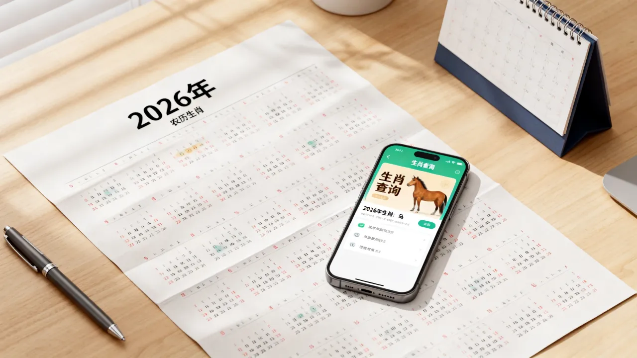 带阴历的属相年历怎么查？2026年农历生肖年历怎么查询