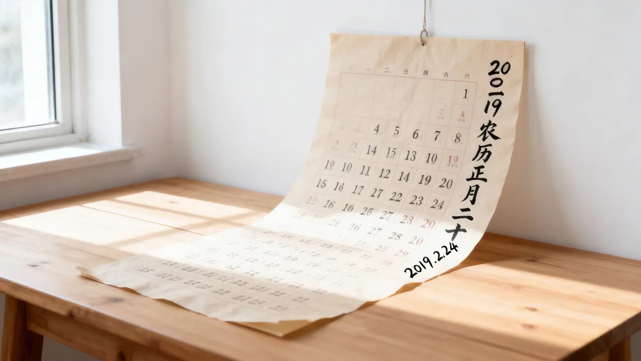 2019农历正月二十是什么日子,2019阴历20对应阳历几号 2019农历正月二十是什么日子,2019阴历20对应阳历几号