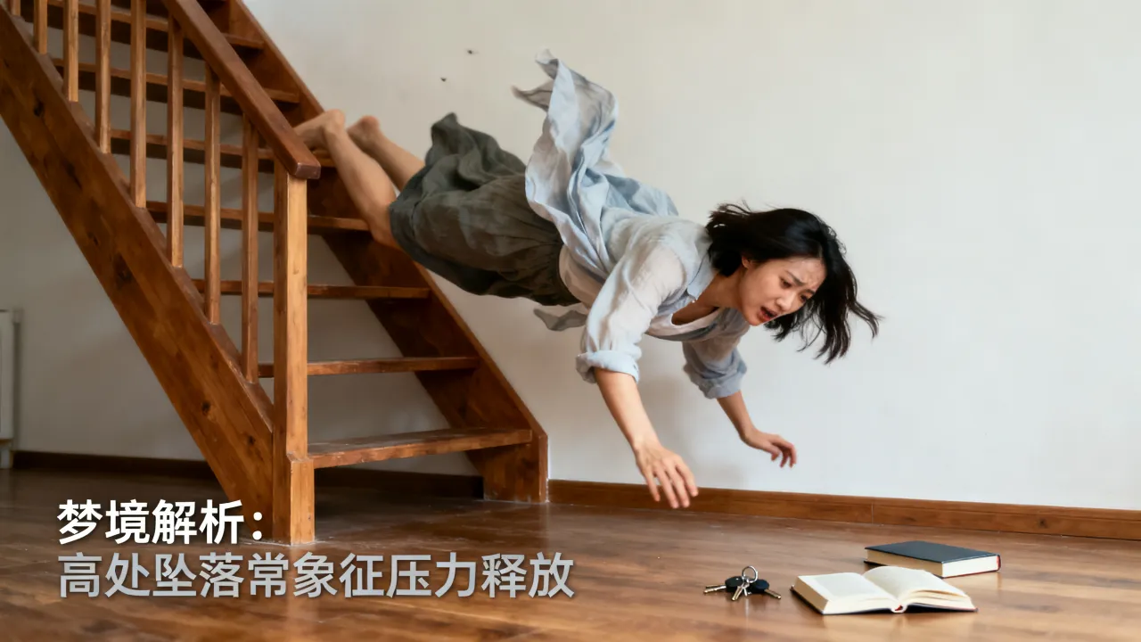 梦见从高处落下来意味着什么，梦见从高处掉下来是什么征兆