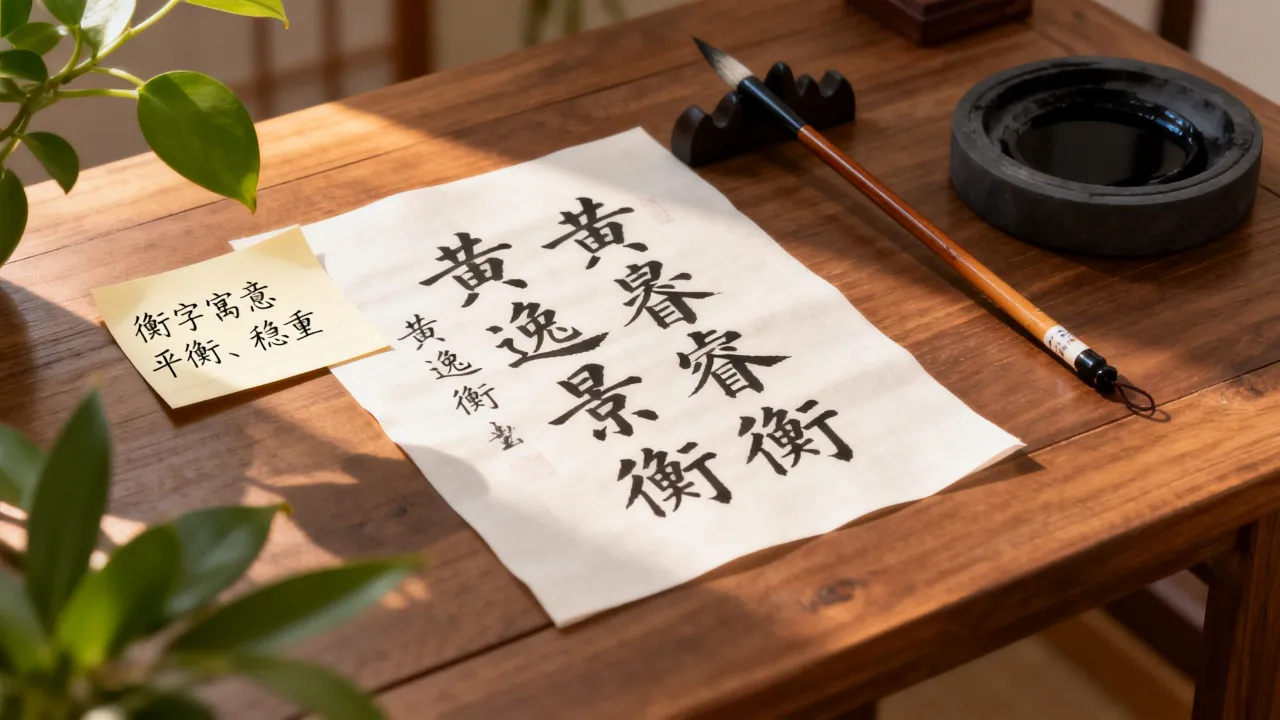 黄姓男宝宝起名什么衡好听？姓黄男孩带衡字名字怎么取？