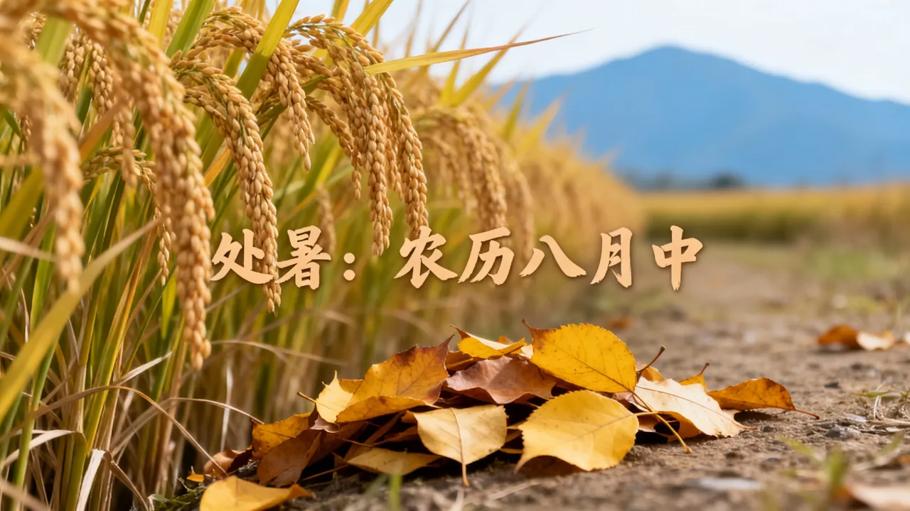 处暑是阴历几月？处暑节气在农历八月的哪一天？