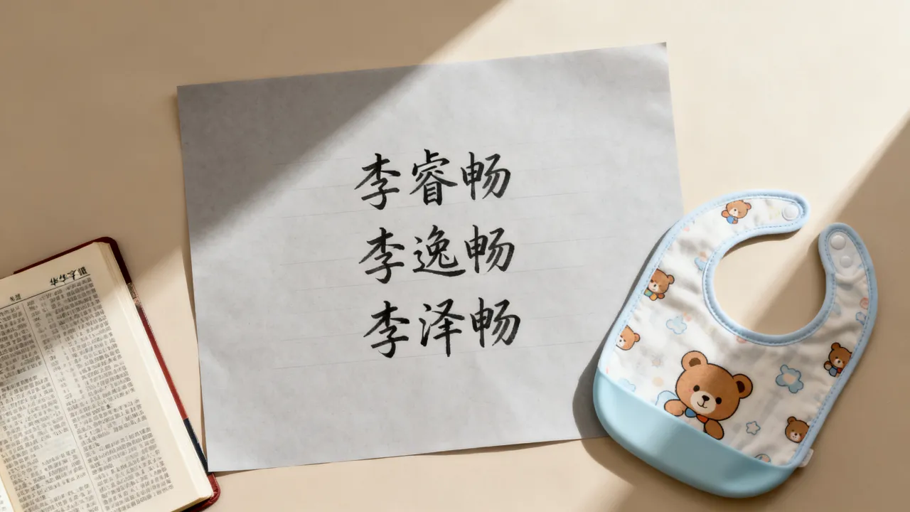 男宝宝起名李什么畅好听？李姓畅字男孩最佳名字推荐